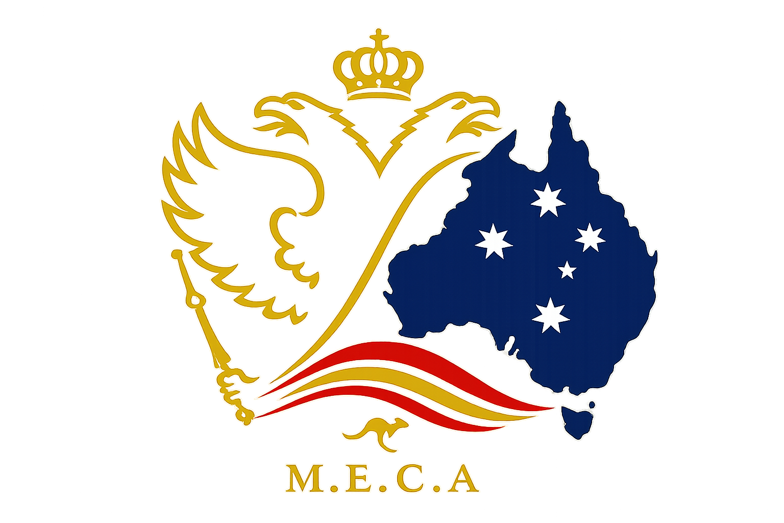 Montenegrin Ethnic Community of Australia crest